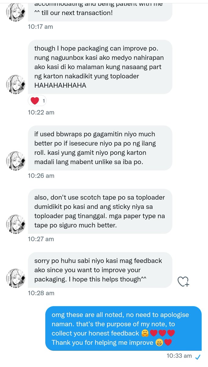 _minwonhaooo's tweet photo. Tyssm for trusting me! 🤗❤️ 

Guys, don't hesitate to tell me your honest feedback. That's the purpose of the note na kasama ng items niyo. I'm only a month old on bns tweet so I'm still collecting for ideas to improve. Rest assured that these are highly appreciated 🤗❤️ #JaPFB https://t.co/aDuza8r3um