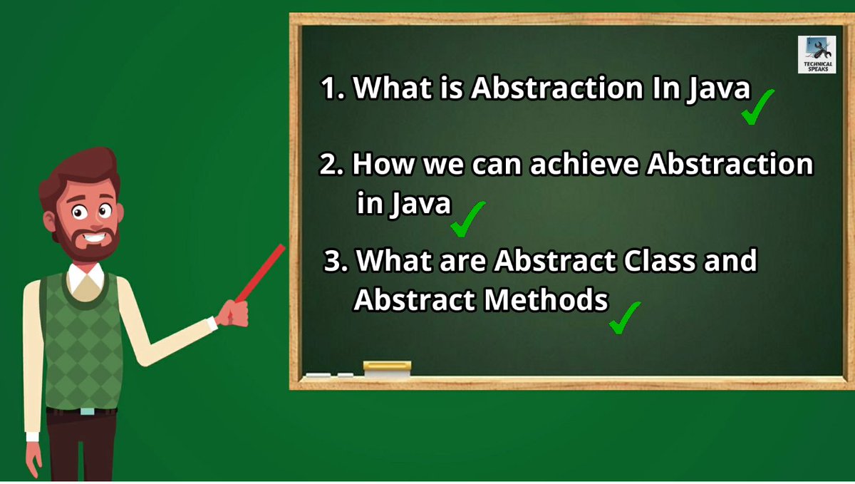 technclspeaks's tweet image. Abstraction In Java With Realtime Example | Abstract Class And Abstract Methods In Java
youtube.com/watch?v=iyL-Hb…
#AbstractionJava #AbstractClass #AbstractMethods #JavaProgramming  #Java