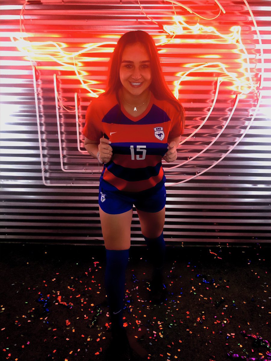 I am super excited to announce my verbal commitment to further my academic and soccer career to play Division 1 soccer at SMU. I couldn’t have done this without the love and support from my family, all of my coaches through the years, and especially my teammates!! GO MUSTANGS ❤️