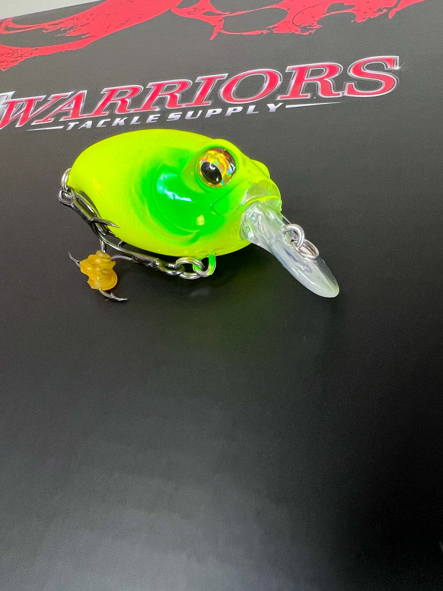 Mini crank 🤩! A fan favorite. We will be receiving new custom made lures in a couple weeks. We are very exited to send some new lures we haven’t made before. 

We are mystery tackle &amp; lures box, with a bigger meaning. Supporting Veteran Programs. warriorstacklesupply.com.