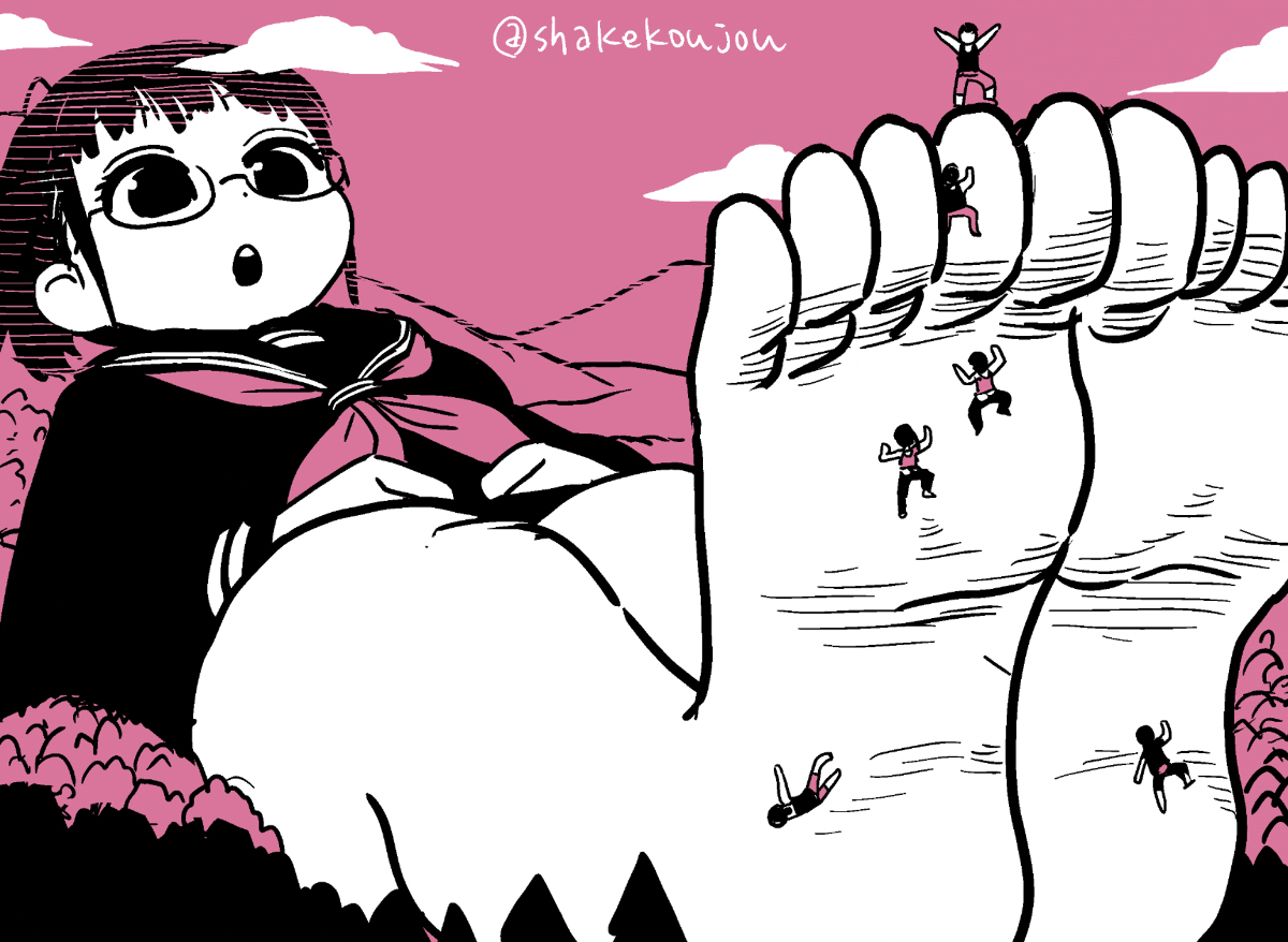 巨大化妹まとめ2 #巨大娘 #giantess #巨女 #セーラー服 #ジャイアントリトルシスター #眼鏡 #ポニテ眼鏡 #丸呑み #足裏 https://t.co/YYG4wWKLrH 