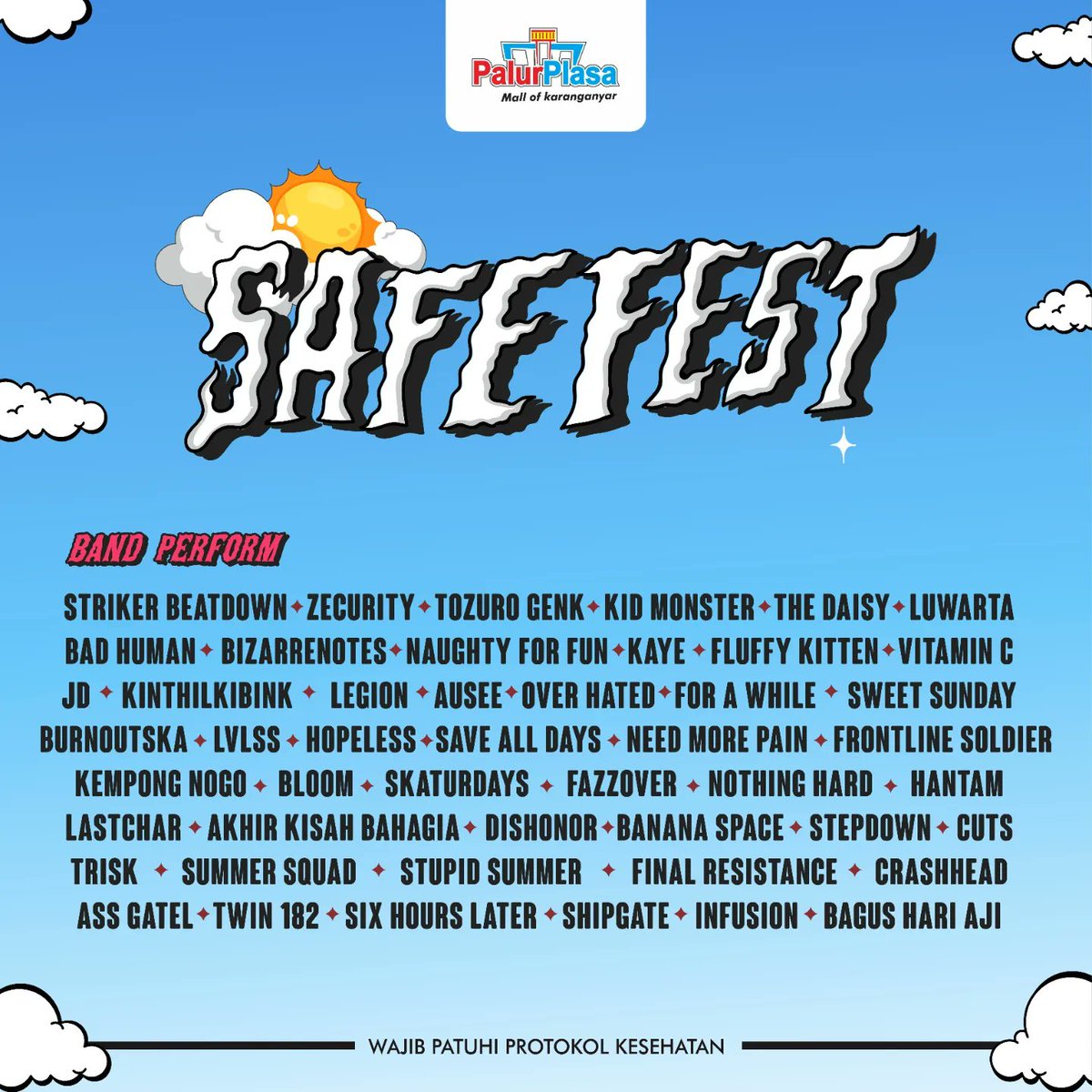 Safe festival 16-20 februari 2022 <a href="/palur_plasa/">Palur Plasa</a> lantai dasar dan lt 1.Diikuti 100 stand fashion&amp;kuliner.