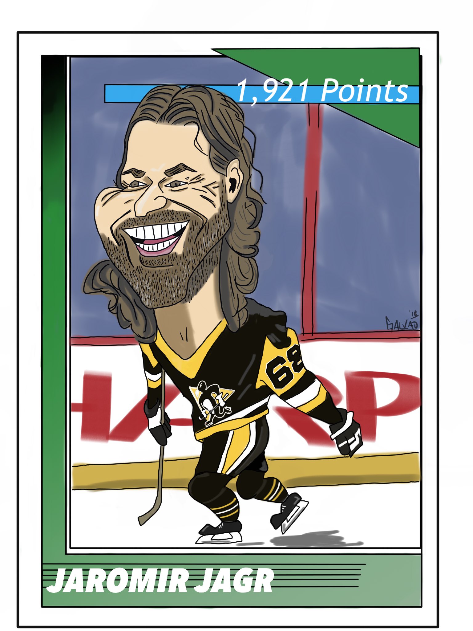 Happy birthday to Jaromir Jagr!
The big 5-0!    