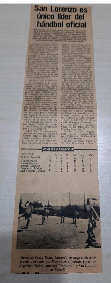 En el año aniversario del club San Lorenzo de Russell, una reliquia de la época!!