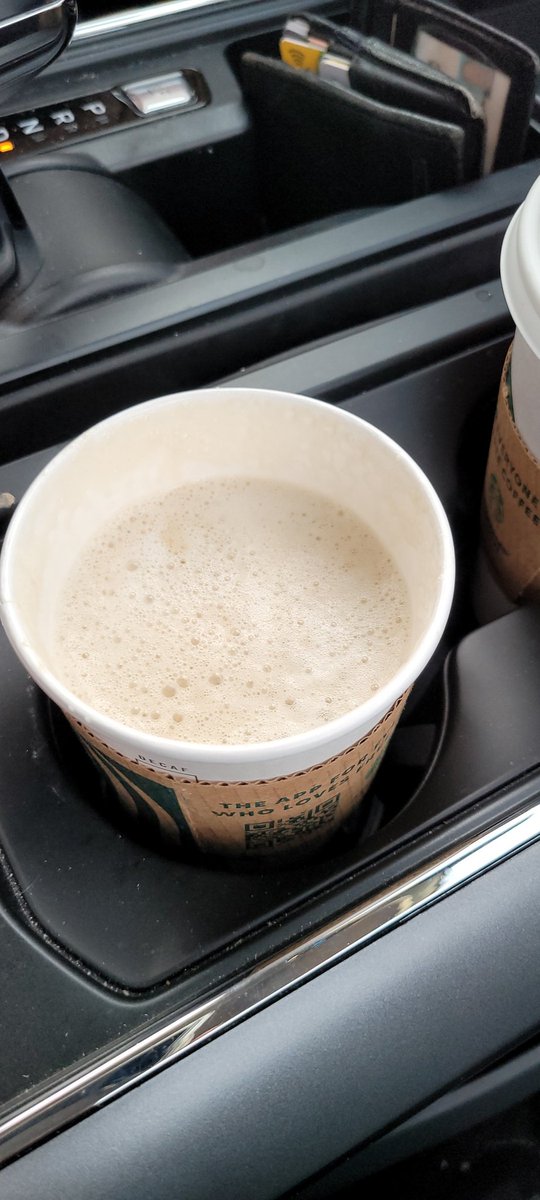 TammyWigginsSTL's tweet photo. @Starbucks ....with the prices you charge, there's no reason to not get a full cup of latte. Take away the foam,  that's not much left! https://t.co/KpRCdjZ4PA