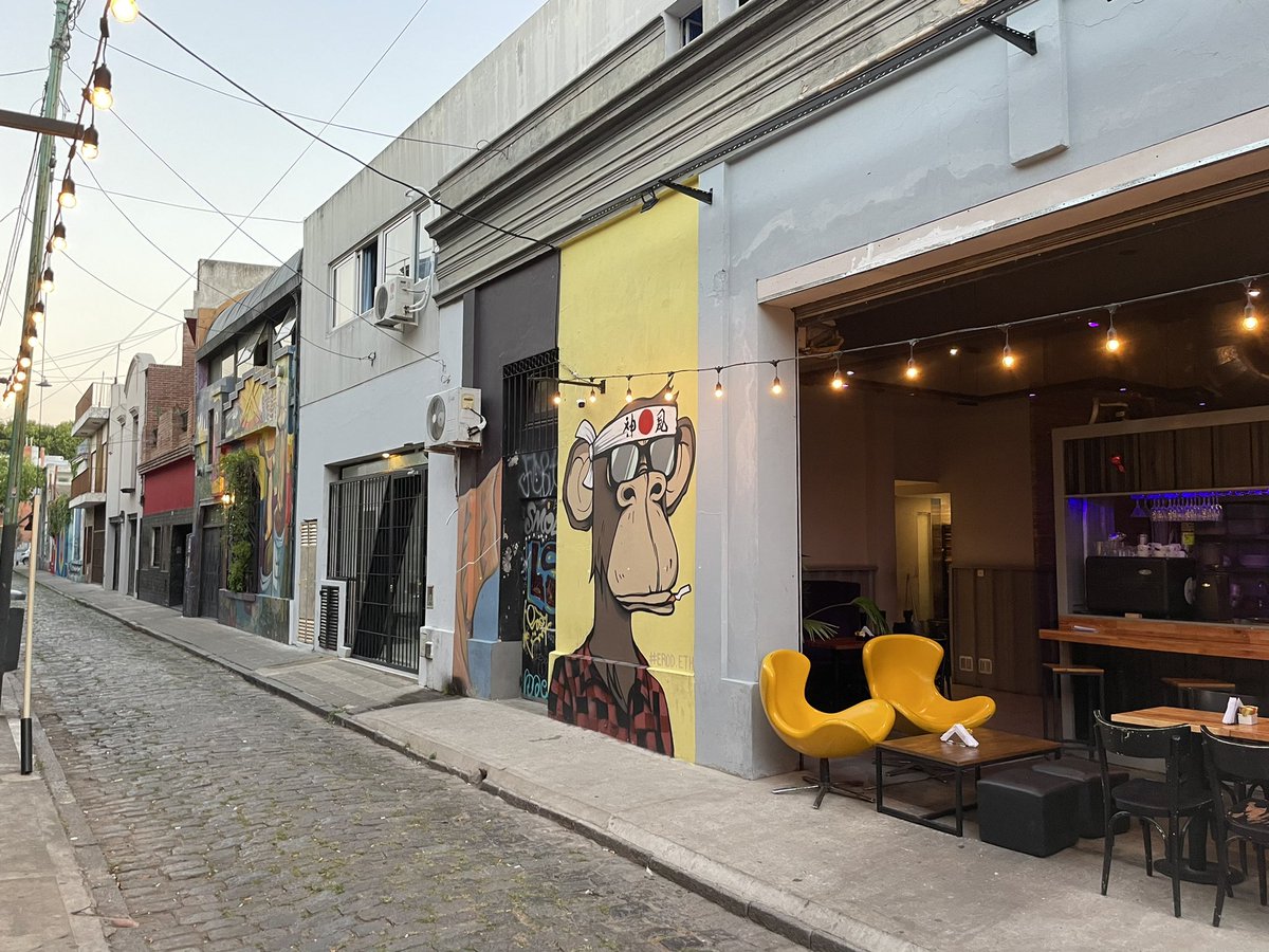 Spotted in Buenos Aires <a href="/BoredApeYC/">Bored Ape Yacht Club 🍌</a> <a href="/erod_eth/">Erod 🍌☕️</a>