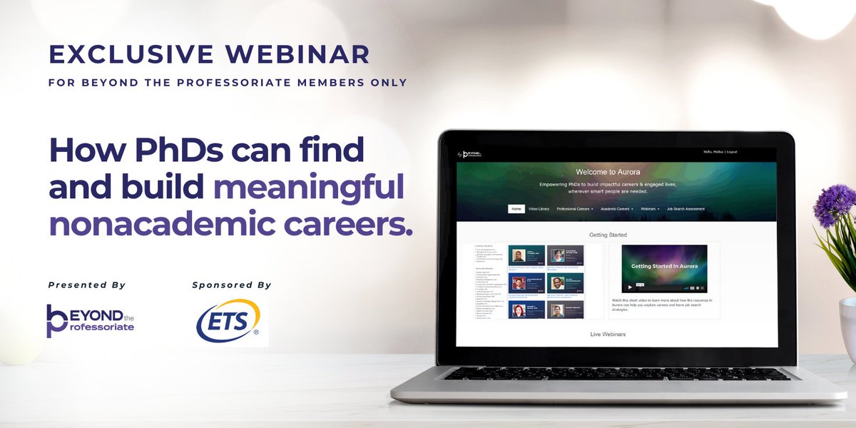Join the free webinar "How PHDs can find and build meaningful nonacademic careers, 2/16 @ 11 AM, CT spr.ly/6014KTnsY  #phd #careeradvice #academia