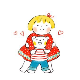 Kazue@人気LINEスタンプ「仲良しともだち はるちゃんとふうくん Kazue@人気LINEスタンプ「仲良しともだち はるちゃんとふうくん