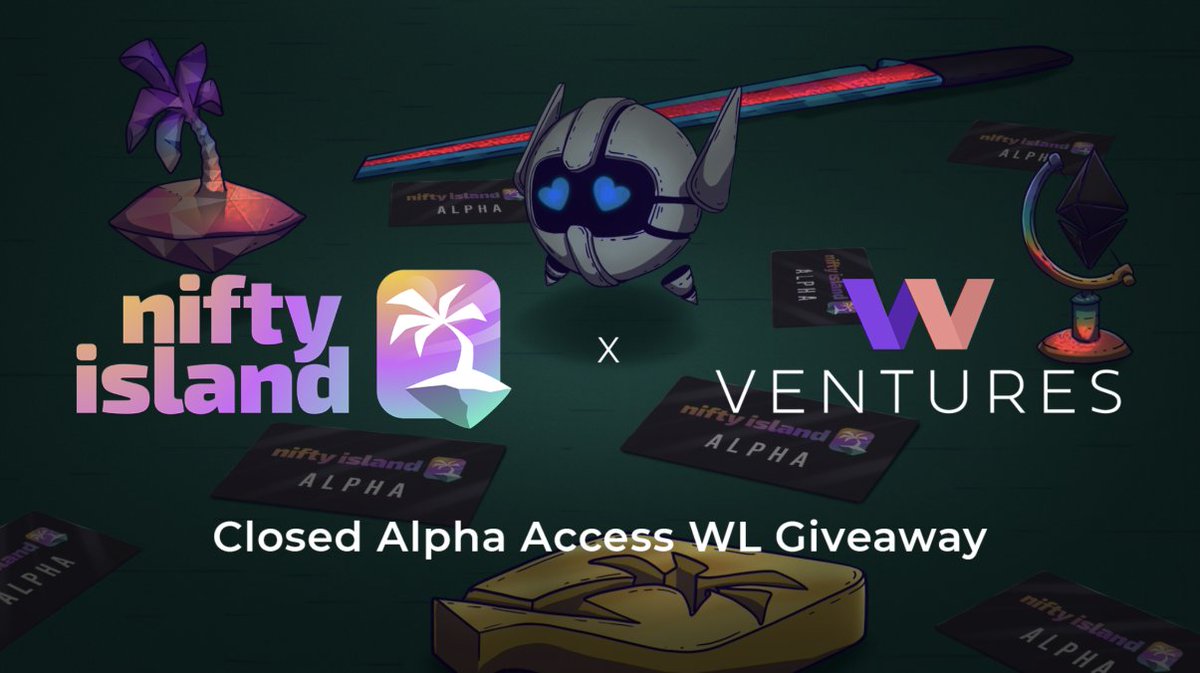 WWVentures (@ww_ventures) on Twitter photo We are happy to announce that <a href="/Nifty_Island/">Nifty Island π</a> has given us 15 whitelist spots for their upcoming Alpha launch!
#Giveaway Rules:
ποΈ Tag 3 friends
ποΈ Like & RT
ποΈ Follow: <a href="/WW_Ventures/">WWVentures</a> & <a href="/Nifty_Island/">Nifty Island π</a>
ποΈ Join: discord.gg/HwVuUWMsV3
Ends in 24 hours! Good luck Islanders We are happy to announce that <a href="/Nifty_Island/">Nifty Island π</a> has given us 15 whitelist spots for their upcoming Alpha launch!
#Giveaway Rules:
ποΈ Tag 3 friends
ποΈ Like & RT
ποΈ Follow: <a href="/WW_Ventures/">WWVentures</a> & <a href="/Nifty_Island/">Nifty Island π</a>
ποΈ Join: discord.gg/HwVuUWMsV3
Ends in 24 hours! Good luck Islanders