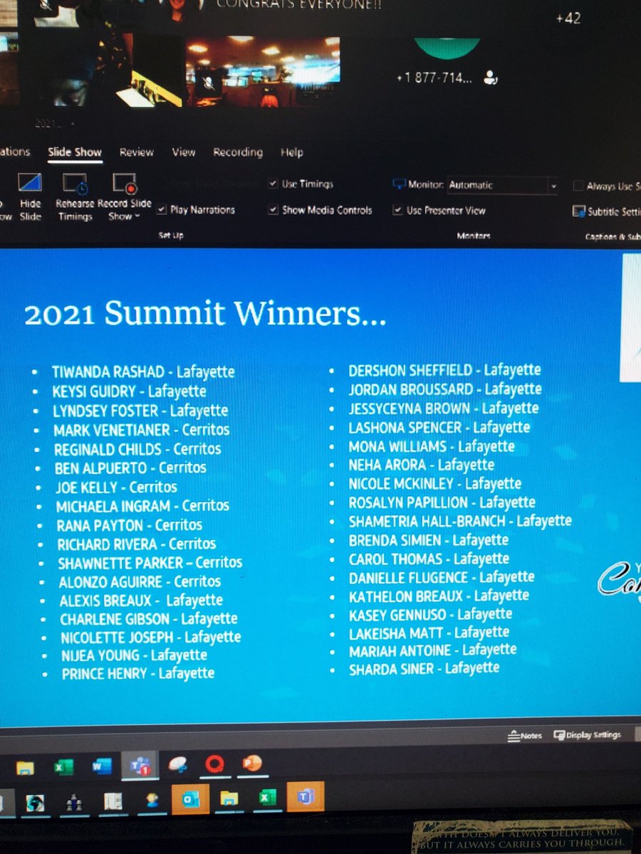 Just got the news from my manager that I've made Summit!!!! My first year at At&amp;t and I worked my booty off and I got it!!!! Soooo excited!!!!!!!