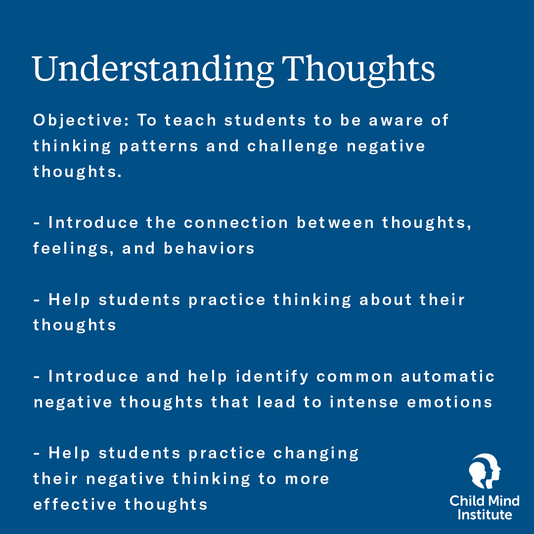 ChildMindEdu's tweet photo. K-12 mental health skill-building curriculum is designed to teach students a set of evidence-based coping skills.

Including Understanding: Feelings, Relaxation Skills, Understanding Thoughts, Social Problem-Solving, Managing Intense Emotions, Mindfulness.
https://t.co/zWHCHnwyv2 https://t.co/1zh34VPzdP