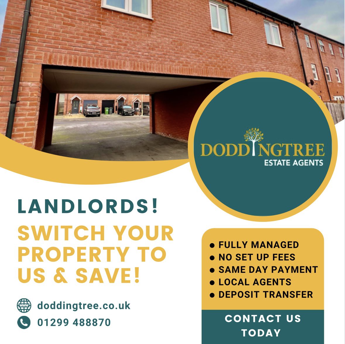 Landlords! 
Save by switching your property to us! #bewdley #kidderminster #stourport