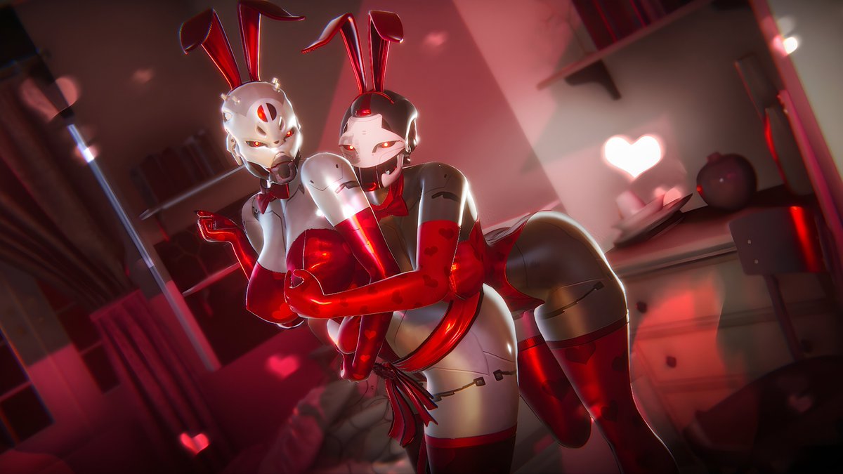 Ada &amp; Elsie had a great Valentines yesterday 💞
Higher Res: files.catbox.moe/71nbje.png