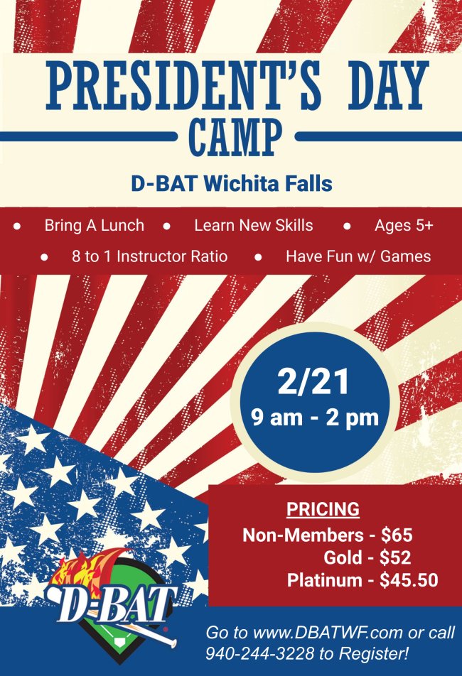 DBatWF's tweet photo. If the kids are out of school next Monday, then D-BAT WF is the place to be!! Register for our camp with the link below.
https://t.co/XVH8xgw6X0 https://t.co/NT0etnp2me