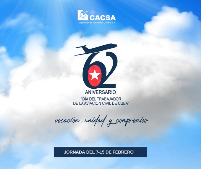 Muchas Felicidades en su 62 Aniversario. #CubaViveYAvanza #VocaciónUnidadCompromiso