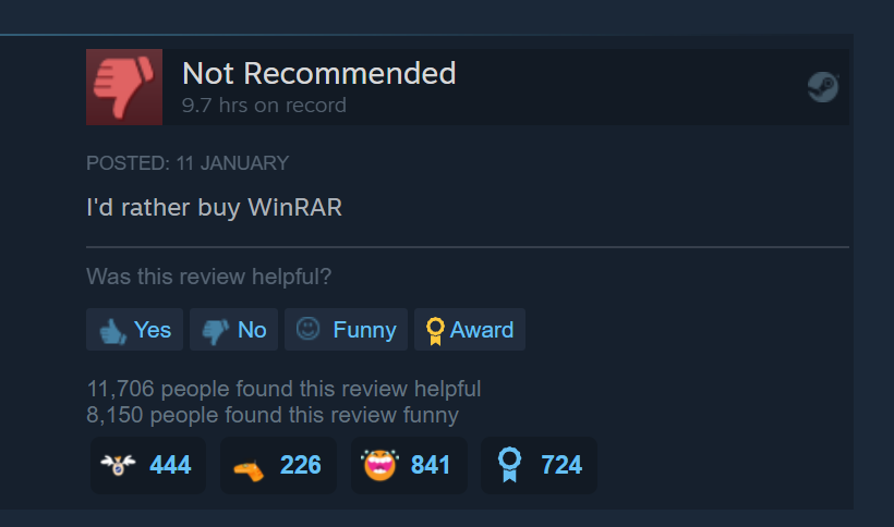 OrdinalExport's tweet photo. Okay - stolen from reddit, but probably the biggest burn you could give a video game. Let it sink in.... https://t.co/DbUc70kTZV