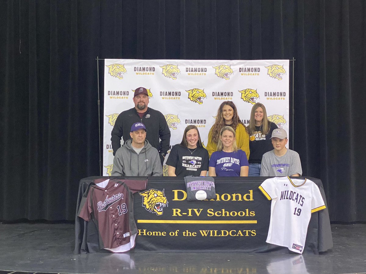 DIAMOND___HS's tweet photo. Congratulations to Senior Madison Bentley on signing to play softball at Southwest Baptist University! 

We’re so proud of you Madison!

#gemcity #goldstandard https://t.co/9jgYUwiBvH