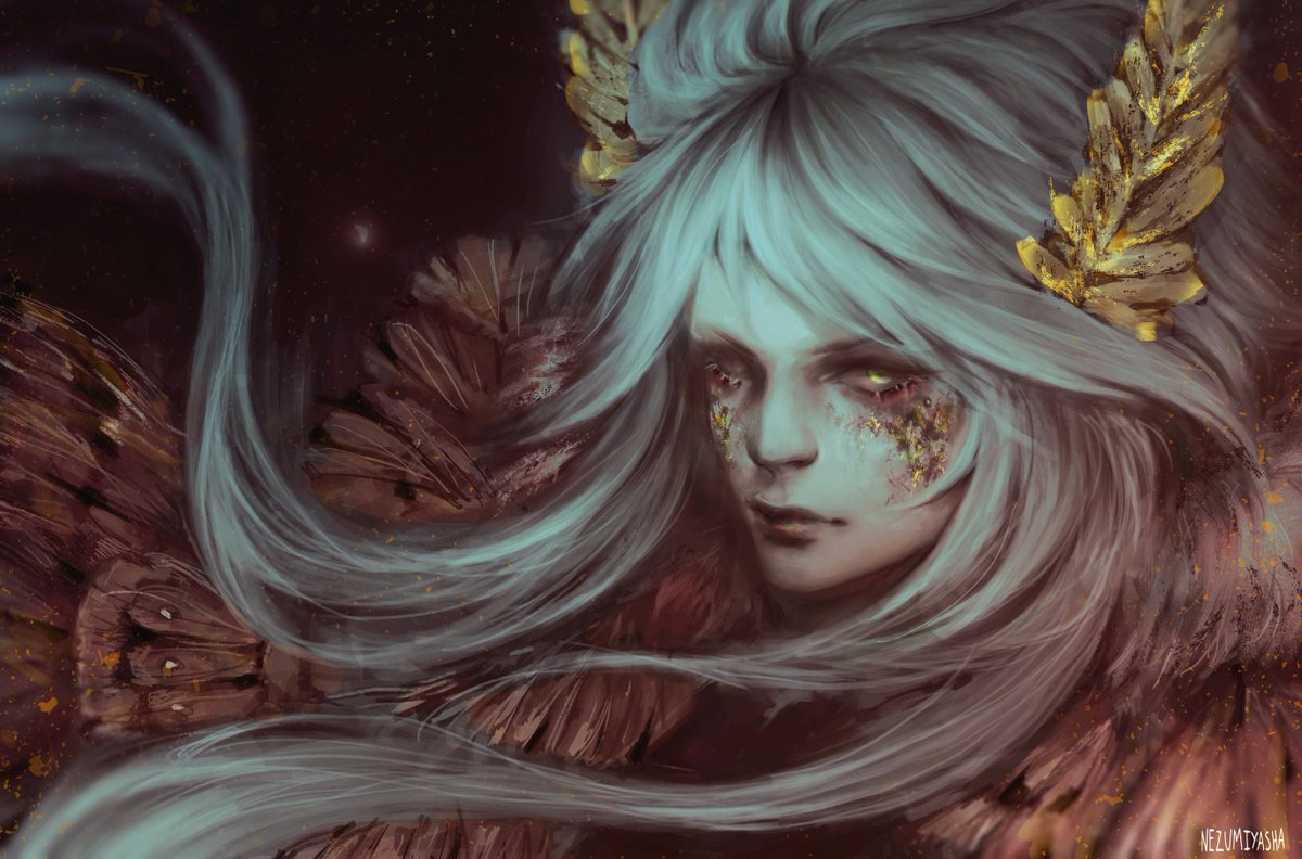 「My digital illustrations used to look so」|NEZのイラスト