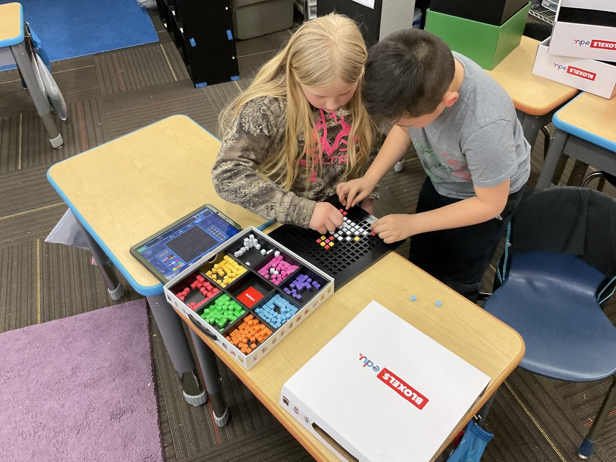Fremont1Tech's tweet photo. Tech Club - Bloxels with Ms Seifert!  @Fremont1_GPeak @Miss_Seifert https://t.co/8yvlApLO8M