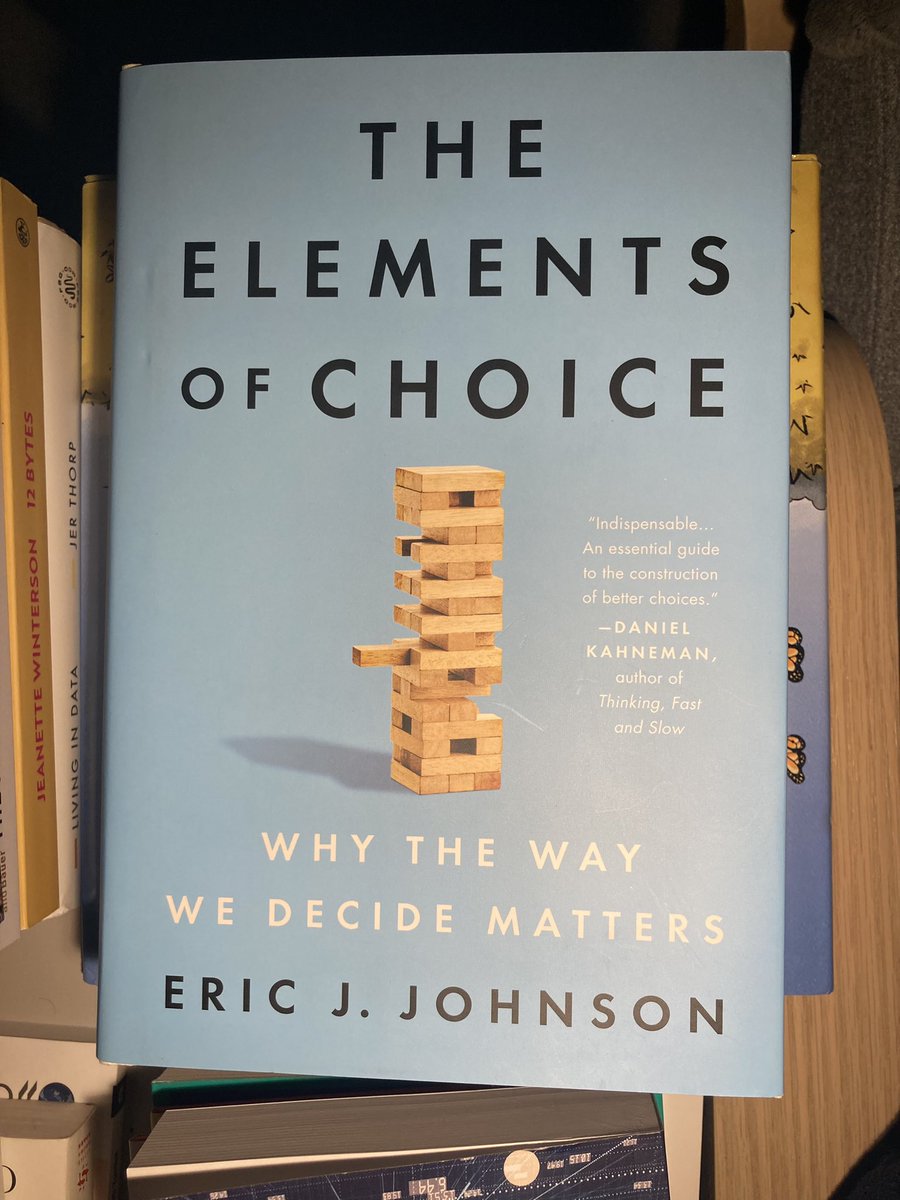 “It’s an illusion that we alone determine what we choose. […] #ChoiceArchitecture is always present and always have an influence, even when we are unaware of it.
Choice architecture, wether it’s good or bad, changes the information we see and changes what we recall from memory.”