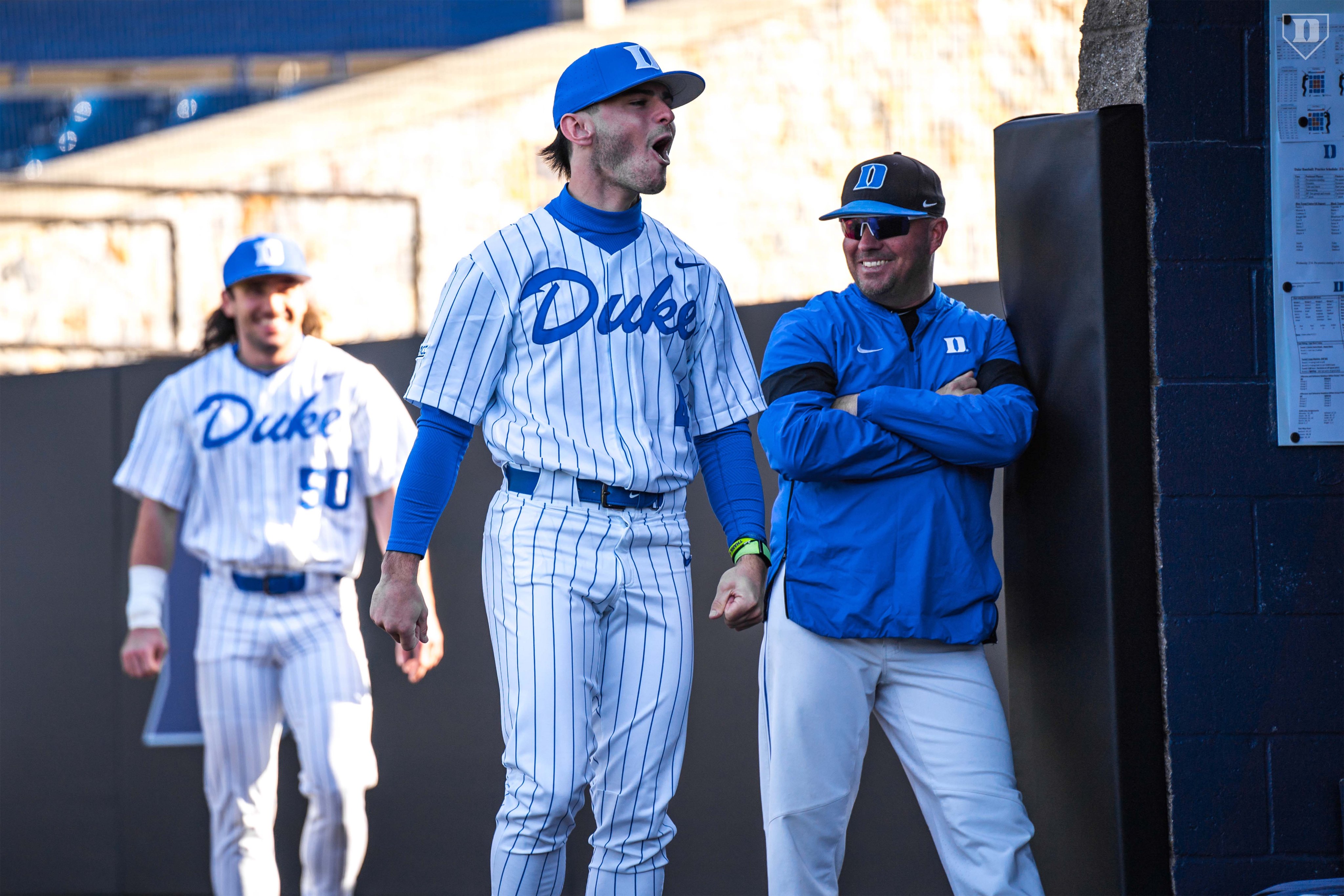 Duke sales baseball jersey