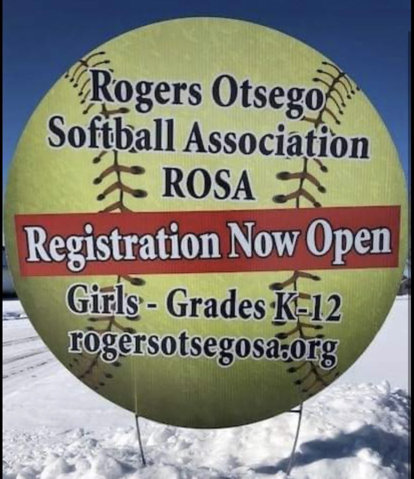 DON'T STRIKE OUT! Fastpitch Softball Registration closes on February 20th! That's is 5 days!  Come join the fun! For more information check out our website! rogersotsegosa.org/home <a href="/FastpitchRoyals/">Rogers Royals Fastpitch</a> <a href="/MNRoyals/">MN Royals Fastpitch</a>