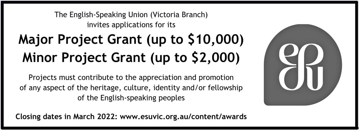ESUVicBranch's tweet photo. Applications are now open! Visit https://t.co/uGRhXgXgRx to read more.

#Australia #English #Literature #reading #ozlit 
@VATE_English @englishteachers @TheCBCA @NSLA @aslanational https://t.co/FI9bjOTvZm