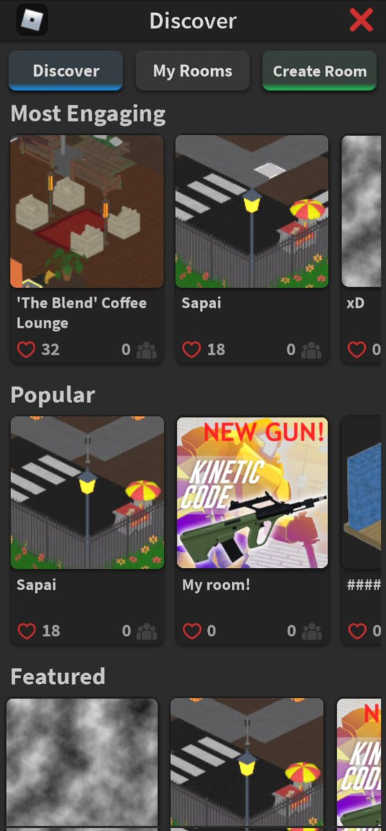 ScriptOnRoblox's tweet photo. #Roverse Discover GUI iterations over time

Shipped in:

-Early 2021
-Mid/Late 2021
-Early 2022 (soontm?)

#Roblox #RobloxDev https://t.co/X3vIhxDl0r