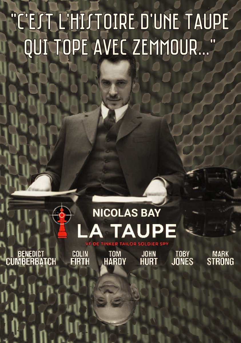 BCN_h15's tweet photo. Un lieutenant de Marine Le Pen est accusé d'être l'espion de Zemmour au sein du Rassemblement National.

Nicolas Bay dans un remake du film LA TAUPE. https://t.co/2a1APmnoi4
