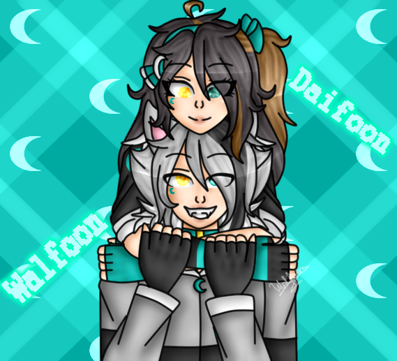 Wolfoon1's tweet photo. Walfoon y Daifoon ellos serian los protagonistas de esta cuenta, aunque dudo que los dibuje tan seguido https://t.co/OB8wkRyd1O