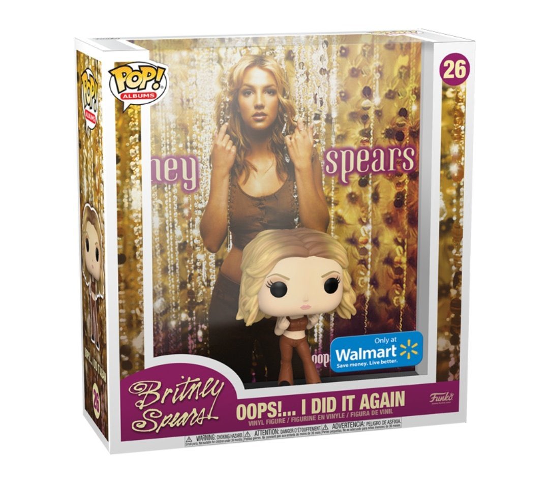 SpearsAccess's tweet photo. Take a look at Britney's new Funkos! 

The brand new 'Circus' Funko will *apparently* be available worldwide! Meanwhile, the 'Oops!... I Did It Again' one will be available EXCLUSIVELY at Walmart. 

What are your thoughts on them? 👀 https://t.co/pzgshiQluB