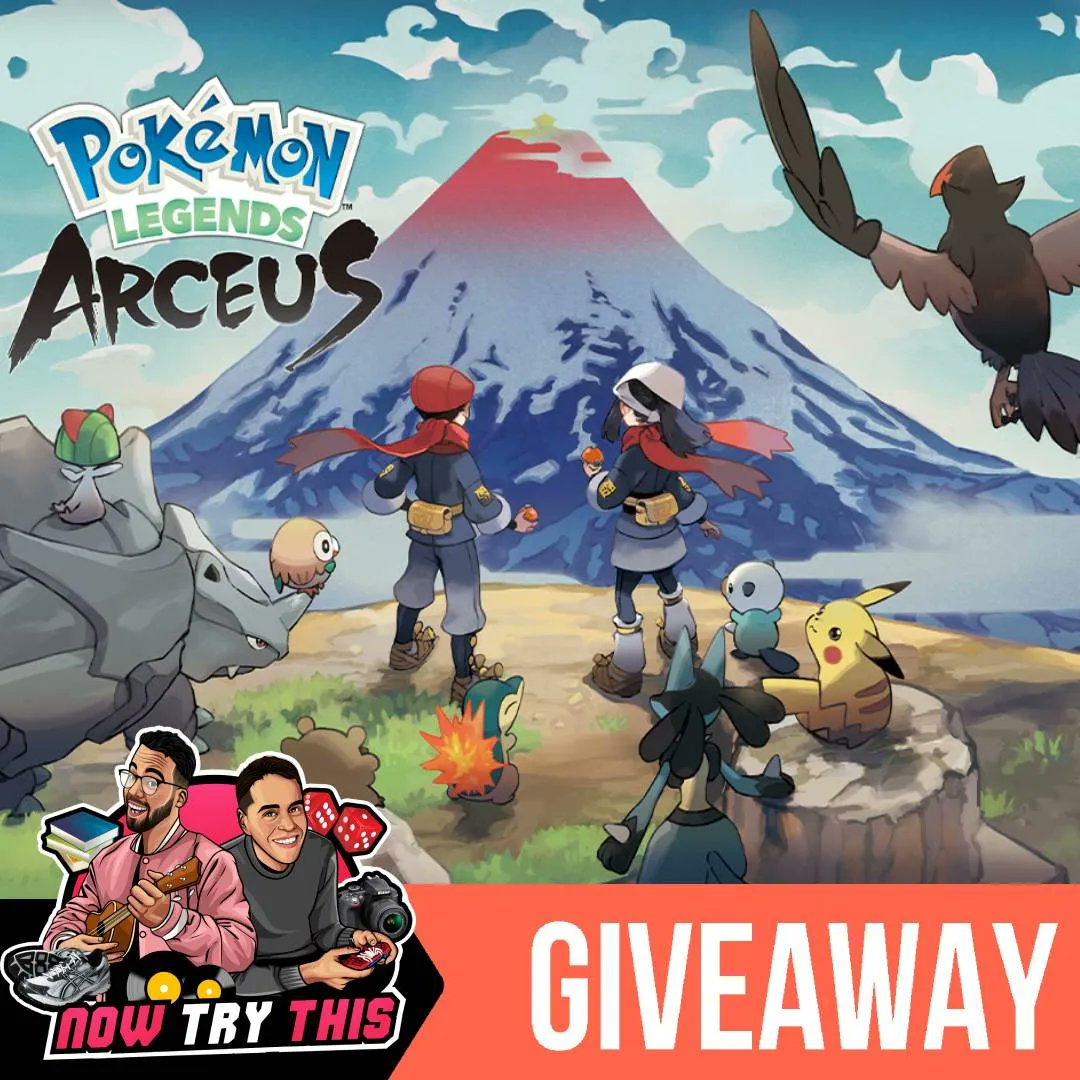 nowtrythiscast's tweet photo. Haven't purchased your copy of Pokemon Legends: Arceus yet? 
Now is your chance to win a copy and join in celebrating 1 year back at the microphone!
https://t.co/WWUuaXqVnr
-
#giveaway #PokemonLEGENDS #PokemonLegendsArceus #moviereviews #videogamereviews #podcasts #twitchstream https://t.co/4T1jd5kvDf