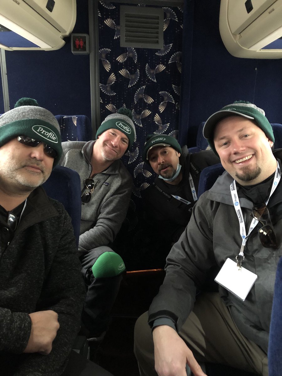 #profileproducts crew on way to #ieca ice fishing 2022