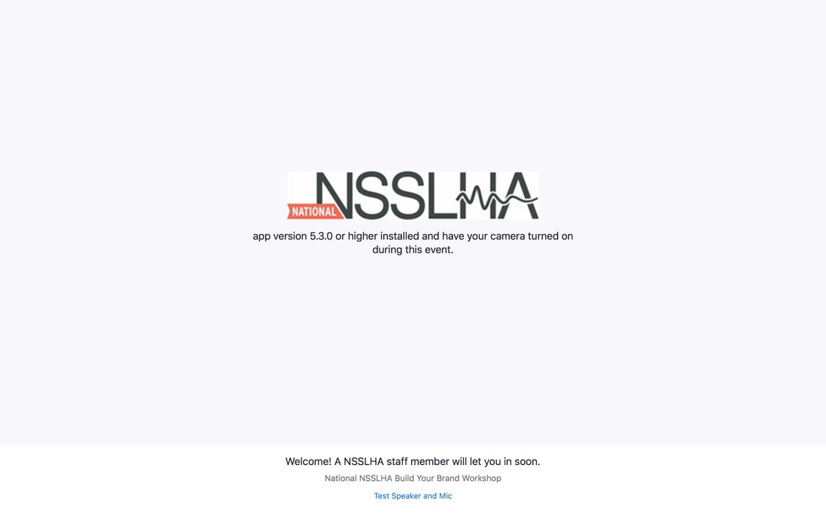 jsglasshoff's tweet photo. Tonight is the National NSSLHA Office Hours: Build Your Brand! Who else is ready to learn? @unonsslha @nsslha #nsslhastrong https://t.co/viFLRAMJz7