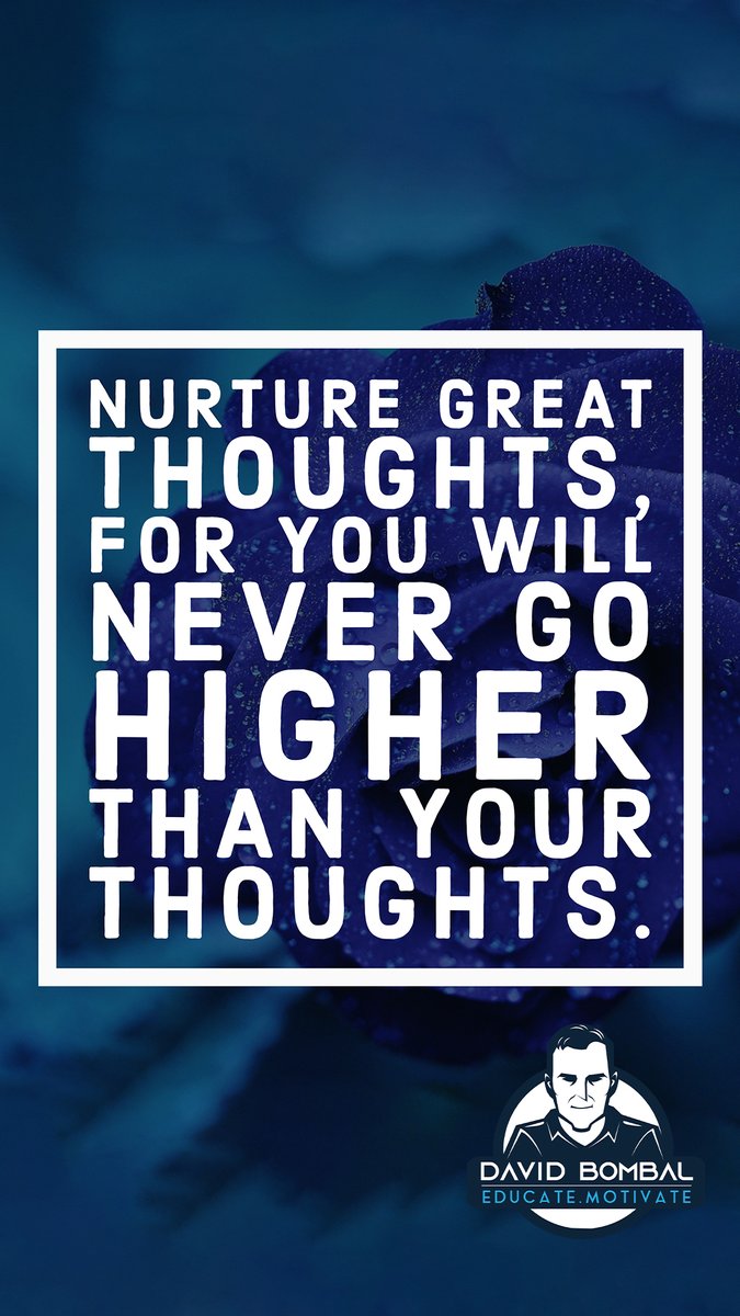 davidbombal's tweet photo. Nurture great thoughts, for you, will never go higher than your thoughts.

#DailyMotivation #inspiration #motivation #bestadvice #lifelessons #changeyourmindset https://t.co/ljTduFxf2p