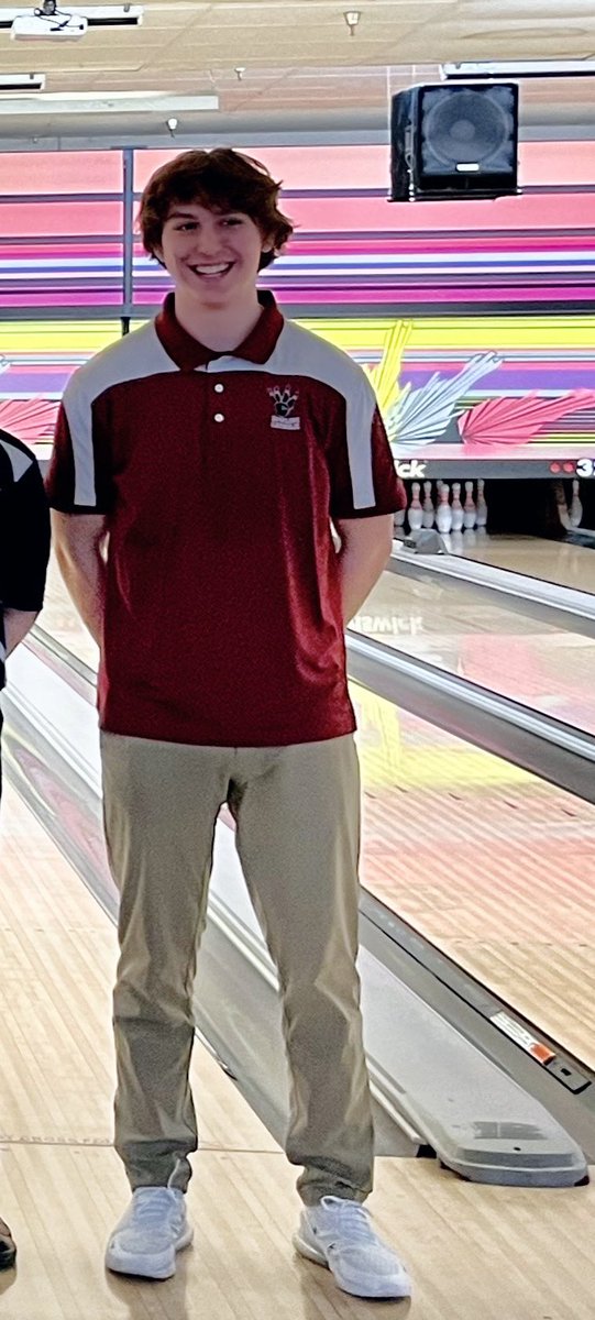 MaroonCrew's tweet photo. ON TO STATE! Congrats to senior Bowler John Koll for qualifying today for the 2022 State Bowling Tournament by bowling a 3-game 655 series!

John is the first DCHS Bowler since 2014 to qualify! Congrats to the entire team for bowling well today! https://t.co/2mKtkn7XNP