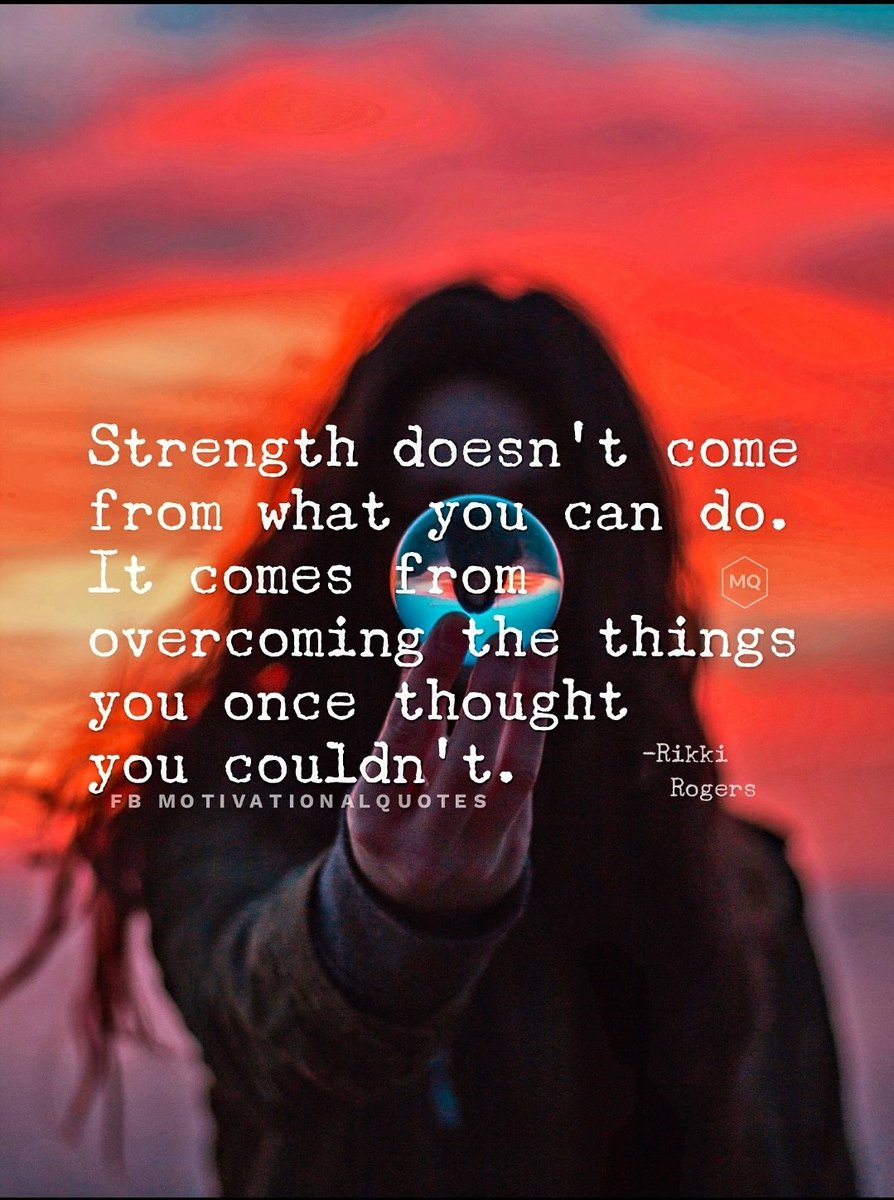 Overcoming the things you once thought you couldn't...