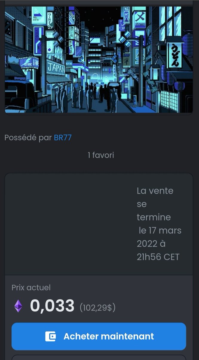 STECOSE's tweet photo. Ce nft de la valeur de 102 $ et à gagner #NFT #NFTGiveaway #NFTs #NFTCommunity #NFTGiveaways #Metaverse #opensea #Concours #concoursnft https://t.co/UulE5Jhnwr