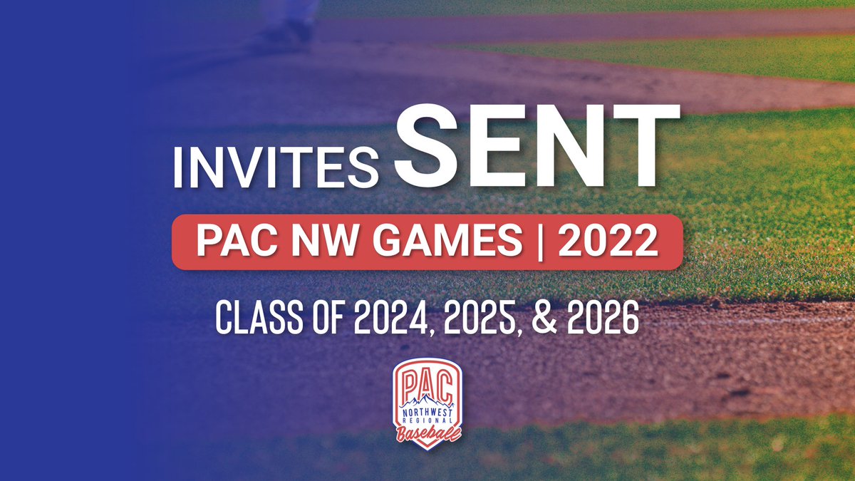 PNWBaseball's tweet image. Invitations are out for C/O 2024, 2025, &amp;amp; 2026! Be sure to check your inbox! 

 Full Details: pnwregionalbaseball.sportngin.com/pnw-games

🎓 2023, 2024, 2025, 2026

🗓 Aug 1-3

🏟 Puyallup Rec Center

⚾️ 70+ Colleges &amp;amp; Scouts expected

#PACStrong #pnwbaseball