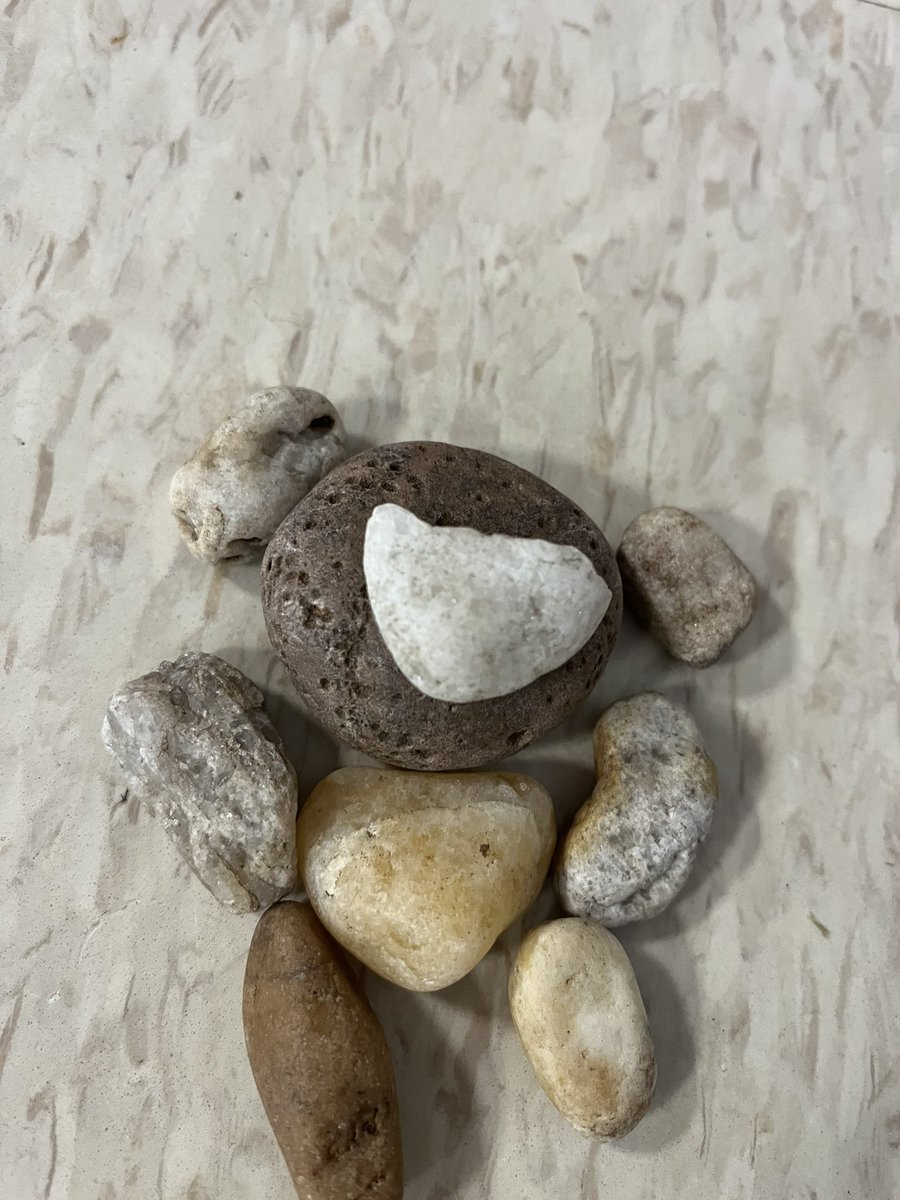 Earth materials and art..how do you combine? You think like an artist and choose rocks based on attributes that fit your vision! <a href="/OGSTEAM_Kinder/">Kinder Oak Grove STEAM Academy</a> Loved their creativity! <a href="/LaurenCaccavone/">Lauren Caccavone_CCSD</a> <a href="/Deniseogesfam/">Denise Lewis</a> <a href="/OGESeagles/">Oak Grove Elementary School</a>