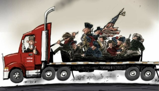 sallytca's tweet photo. THE PEOPLES CONVOY  --  FREEDOM🇺🇸🇺🇸🇺🇸🇨🇦🇨🇦🇨🇦 https://t.co/awwn6wePyQ