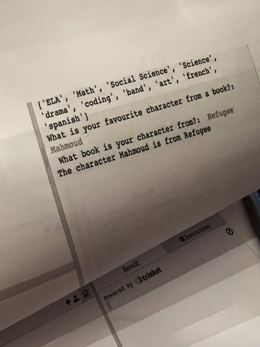 missusem's tweet photo. When Coding an ELA collide… @JennaKerney #ELA #Coding #jrhighlife ❤️ https://t.co/bVf3DnJF0Y