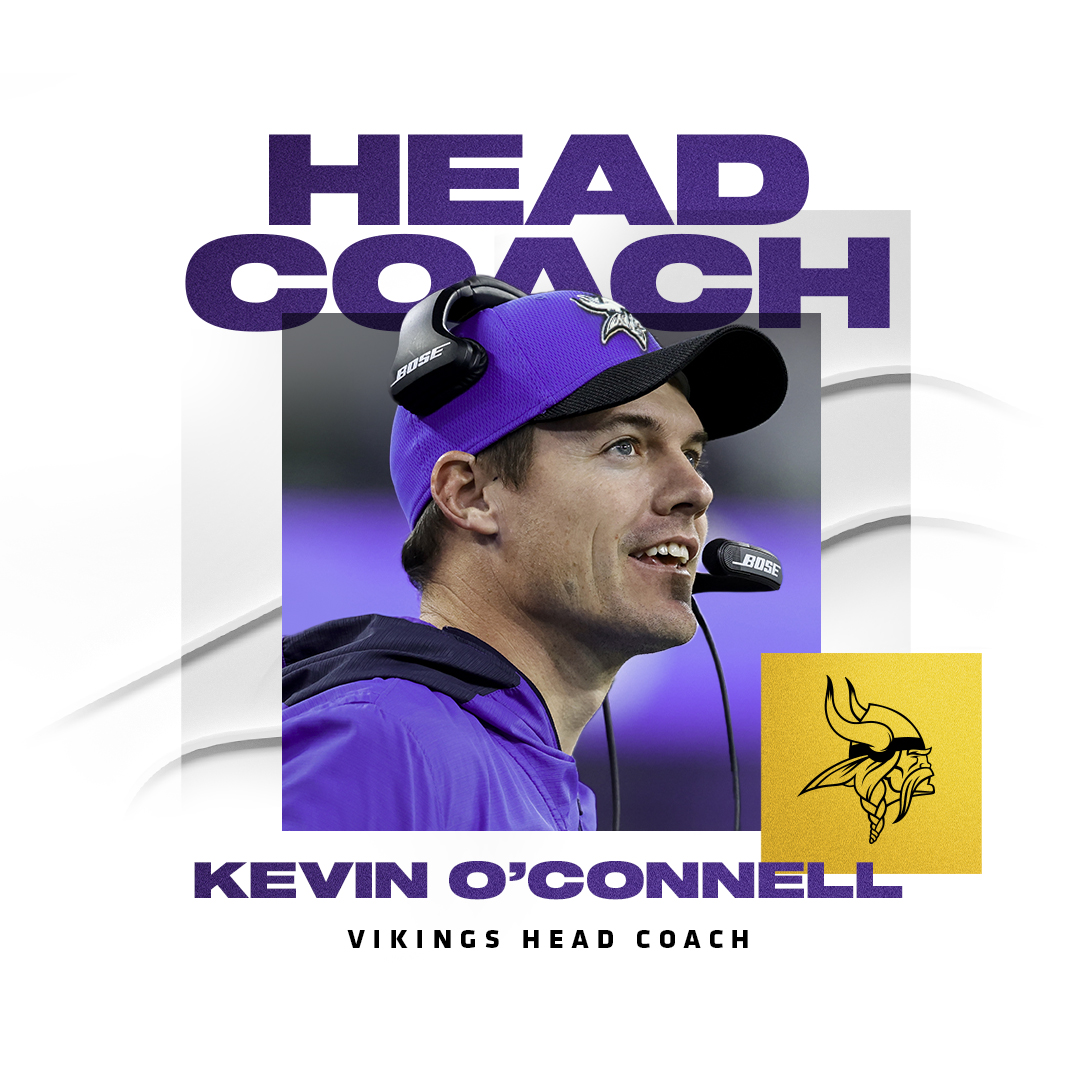 The 10th head coach in franchise history. 

Welcome to Minnesota, Kevin O'Connell! 

📰: mnvkn.gs/3sLwgub