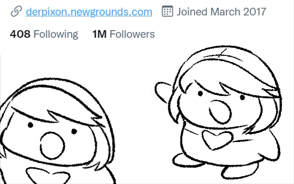 Derpixon ️ on Twitter "Thanks, everyone! ️ I don't have much to show