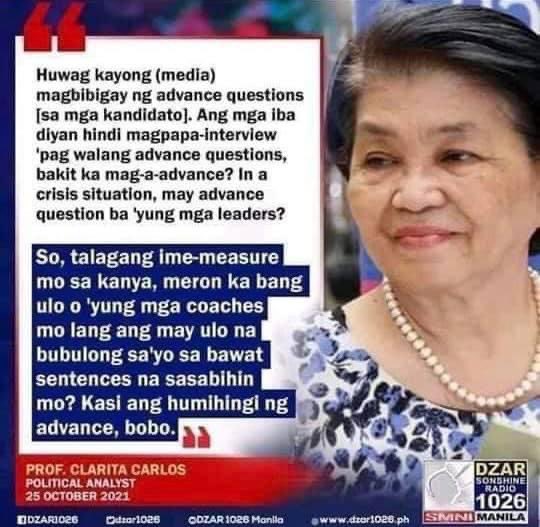 Ang harsh ni Prof!  Sapul ba mga Kakampinks?