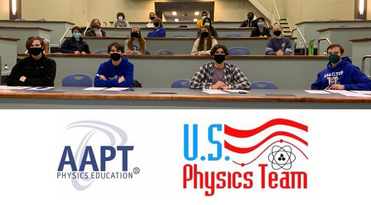 ENGINEERING_BHS's tweet photo. Very proud of our 16 Physics &amp; Engineering @BrandywineHigh students who sat today for the @AAPTHQ F=ma qualifying exam for the US Physics Team.#USPhysicsTeam https://t.co/Np9gzmdejZ