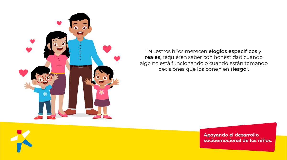 Unkilodeayuda's tweet photo. Nuestros hijos merecen elogios específicos y reales. Lo valioso es mostrarles que hay estrategias para lograr sus objetivos, y que estas estrategias están acompañadas de esfuerzo, disciplina, constancia y perseverancia. #UnKiloDeAyuda #Niñez #México #DesarrolloSocioemocional https://t.co/c5n97J0jT7