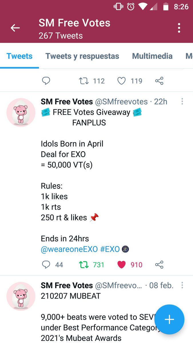 frecklestooth's tweet photo. @SMfreevotes @weareoneEXO Done for #EXO https://t.co/pPJx1Kjlnu