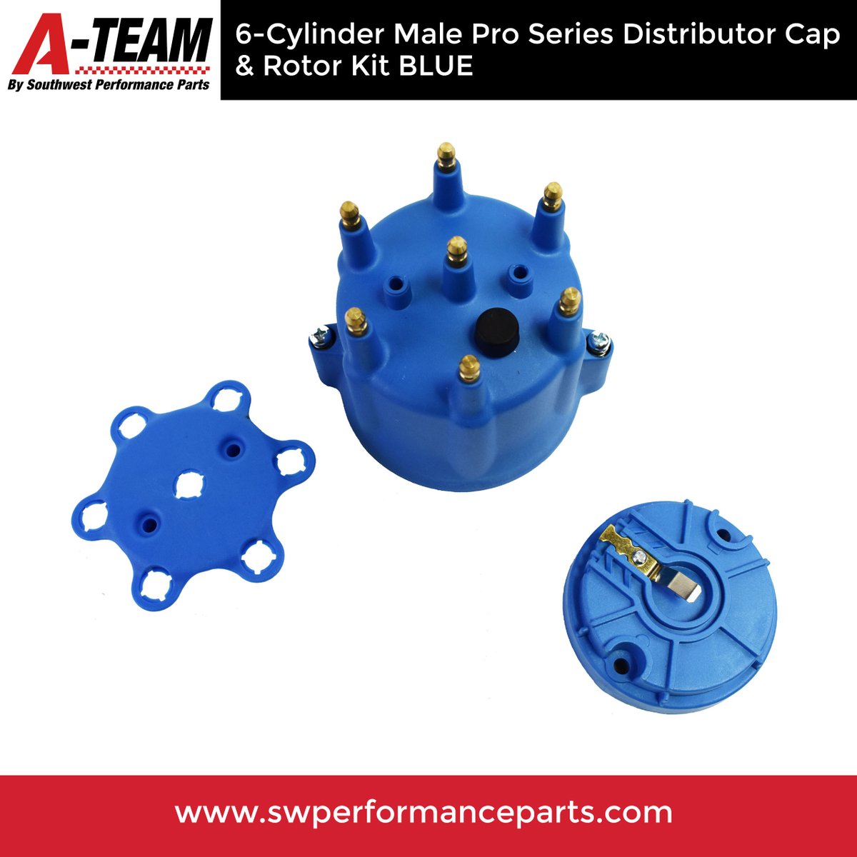 swperfparts's tweet image. HOT PRODUCT OF THE DAY!!! 🔥 🔥 🔥

A-Team Performance 6-Cylinder Male Pro Series Distributor Cap &amp;amp; Rotor Kit BLUE

Click here to buy: swperformanceparts.com/product/cr6975…

#electrical #distributorcap #rotor #classicsdaily #SWPP #carrestoration #autoparts #replacementparts #performanceparts