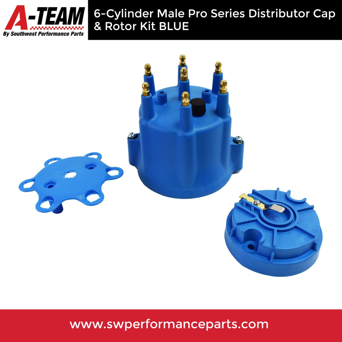 swperfparts's tweet image. HOT PRODUCT OF THE DAY!!! 🔥 🔥 🔥

A-Team Performance 6-Cylinder Male Pro Series Distributor Cap &amp;amp; Rotor Kit BLUE

Click here to buy: swperformanceparts.com/product/cr6975…

#electrical #distributorcap #rotor #classicsdaily #SWPP #carrestoration #autoparts #replacementparts #performanceparts